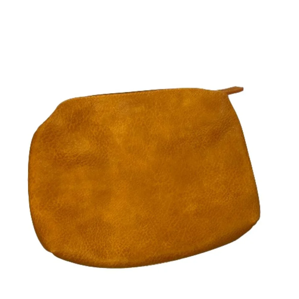 Anthropologie Womens Crossbody Bag‎ With Pouch Insert Mustard Yellow Boho Purse